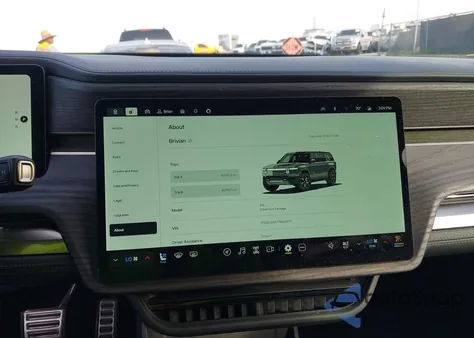 2023 Rivian R1S Adventure from USA, damaged, VIN 7PDSGABA7PN024737